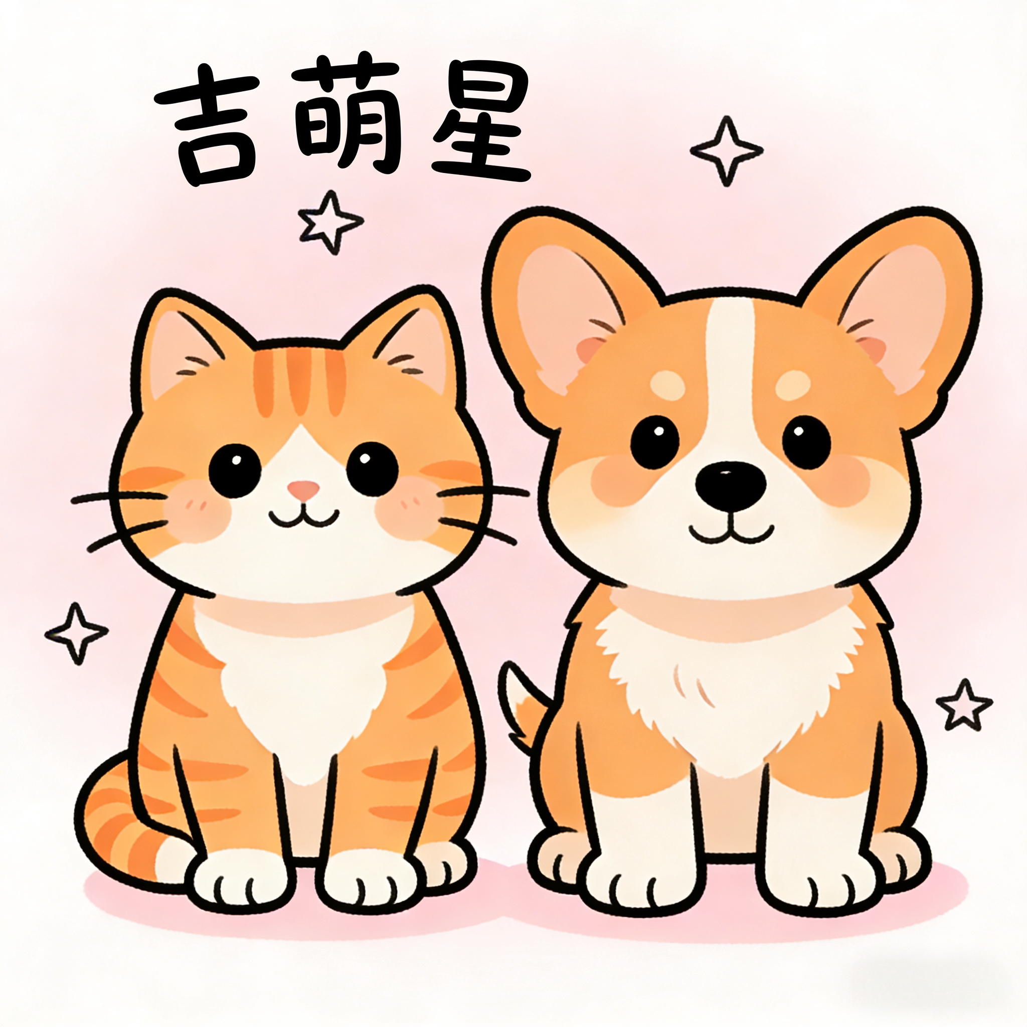 吉萌星宠物企业店的LOGO