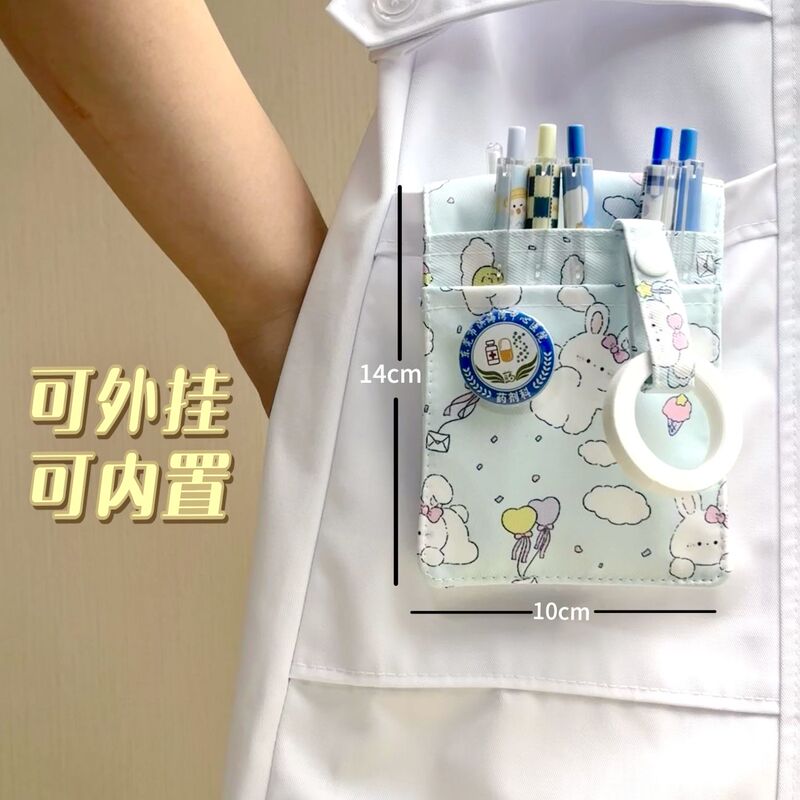 Three-Layer Doctor and Nurse Pen Holder, Dental Doctor Leak-Proof Pen Holder, Versatile Workwear Pen Clip for Commuting White Coats Three-Layer Doctor and Nurse Pen Holder, Dental Doctor Leak-Proof Pen Holder, Versatile Workwear Pen Clip for Commuting White Coats