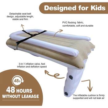 Cross-baby realm inflatable children's bed air cushion children's car rear folding pad car outdoor travel thickening plant