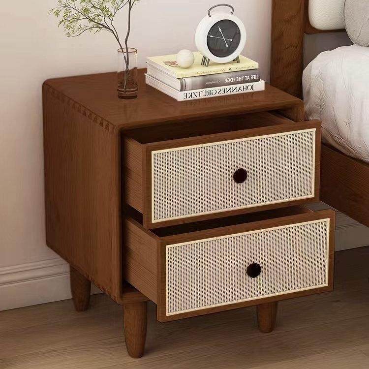 美式实木软包床如何兼顾现代简约与轻奢？巴黎仲夏INS风1.8m储物床边柜选购全攻略