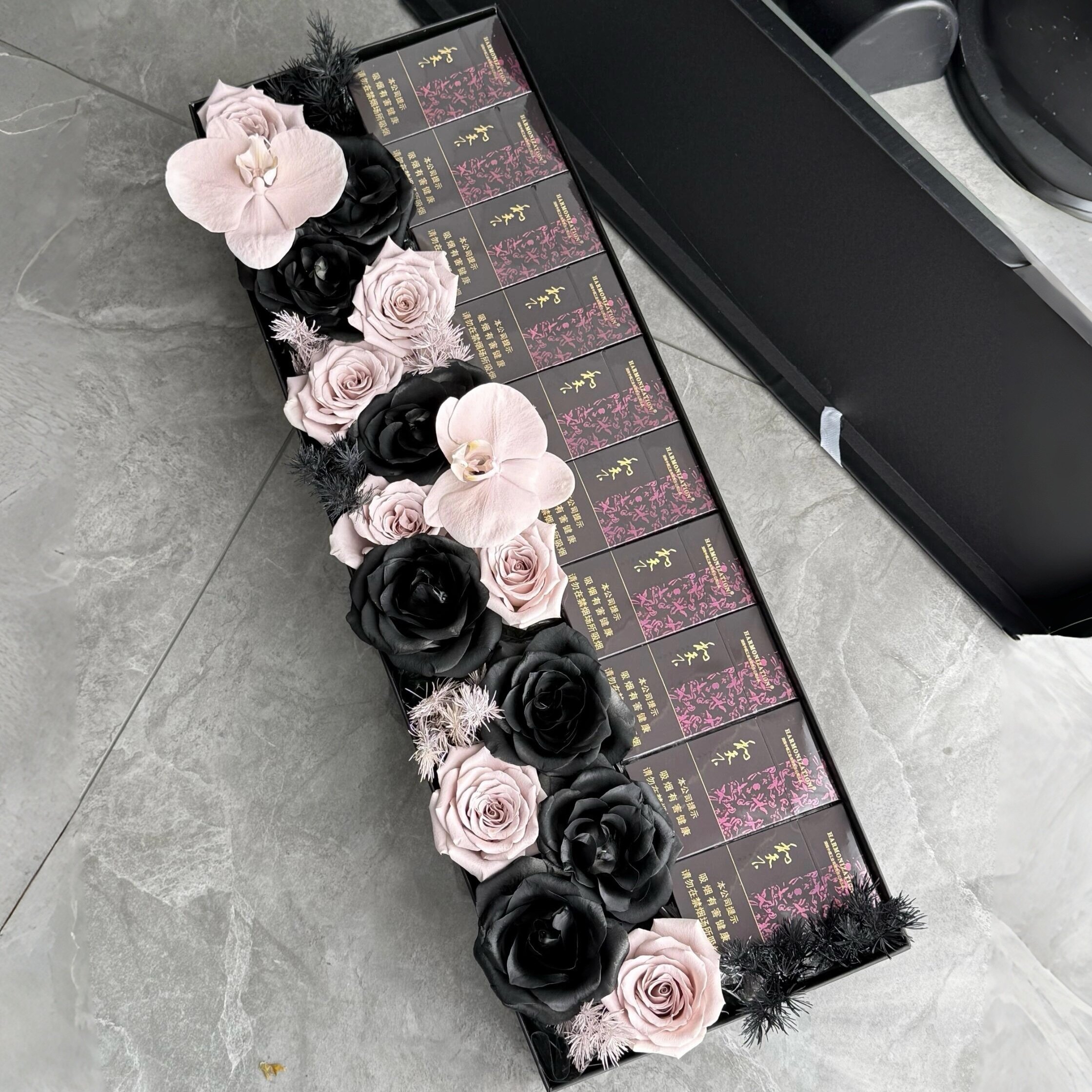 cigarette flower arrangement Cigarettes Bouquet Flower bouquet with joints |
