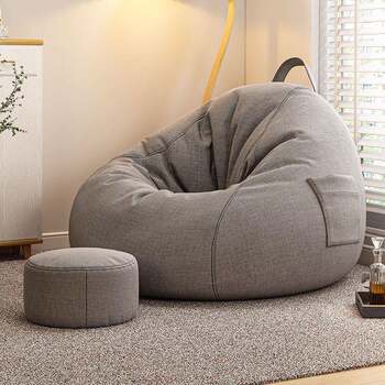 Lazy sofa bean bag bedroom tatami balcony bay window sitting for a long time comfortable sofa small apartment can sleep or lying cushion