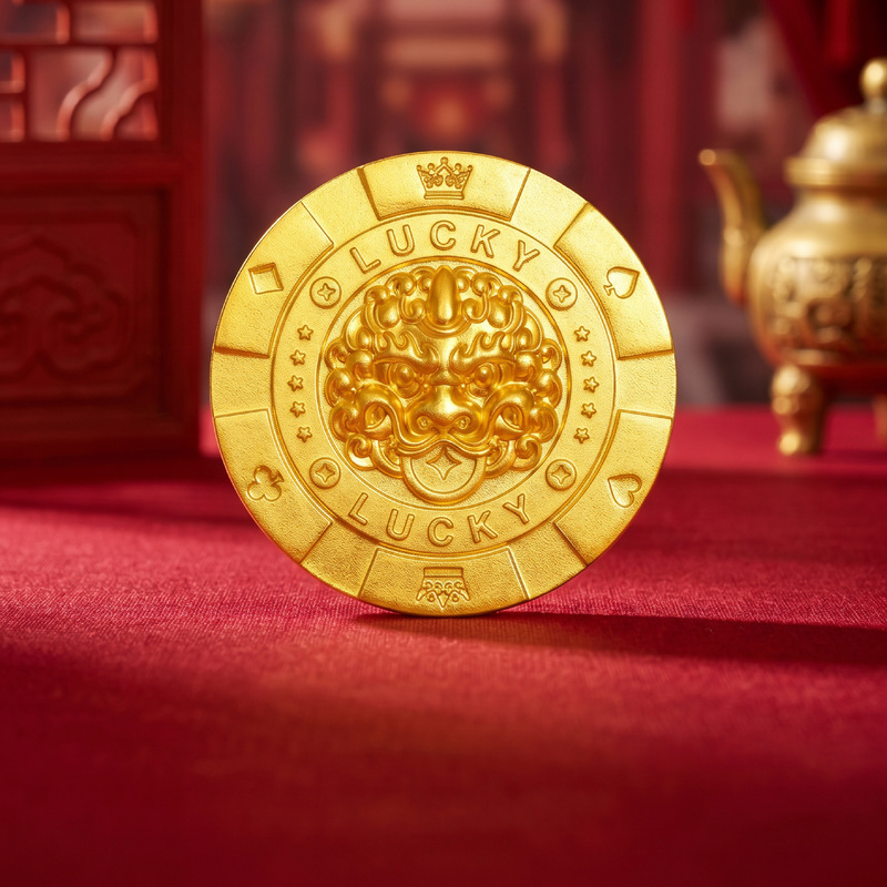Gold Coins with High Relief Design of Pixiu for Wealth and Luck, 8g Pure Gold Investment Gold Coins, 15g Collectible Gold Coins for Gifting