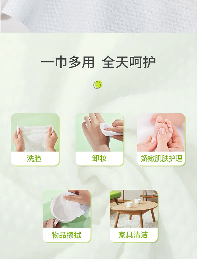 安享好物 安享S级洗脸巾-屈臣氏洁面柔巾 国标