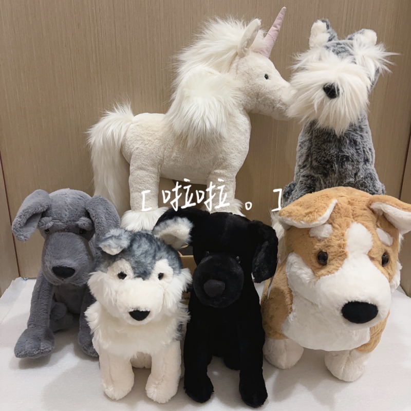 Jellycat Zeus Corgi Lawrence Schnauzer Husky Soft Plush Toy Cute Birthday Gift Jellycat Zeus Corgi Lawrence Schnauzer Husky Soft Plush Toy Cute Birthday Gift