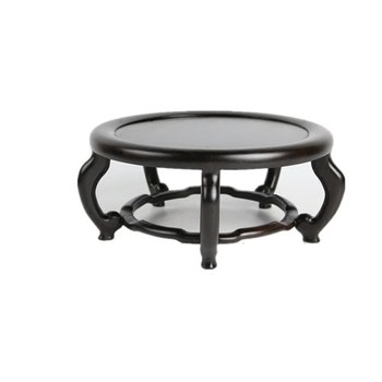 Fine purple sandalwood bonsai base, handmade mortise and tenon craftsmanship, strange stone teapot, antique jade, solid wood ornament base