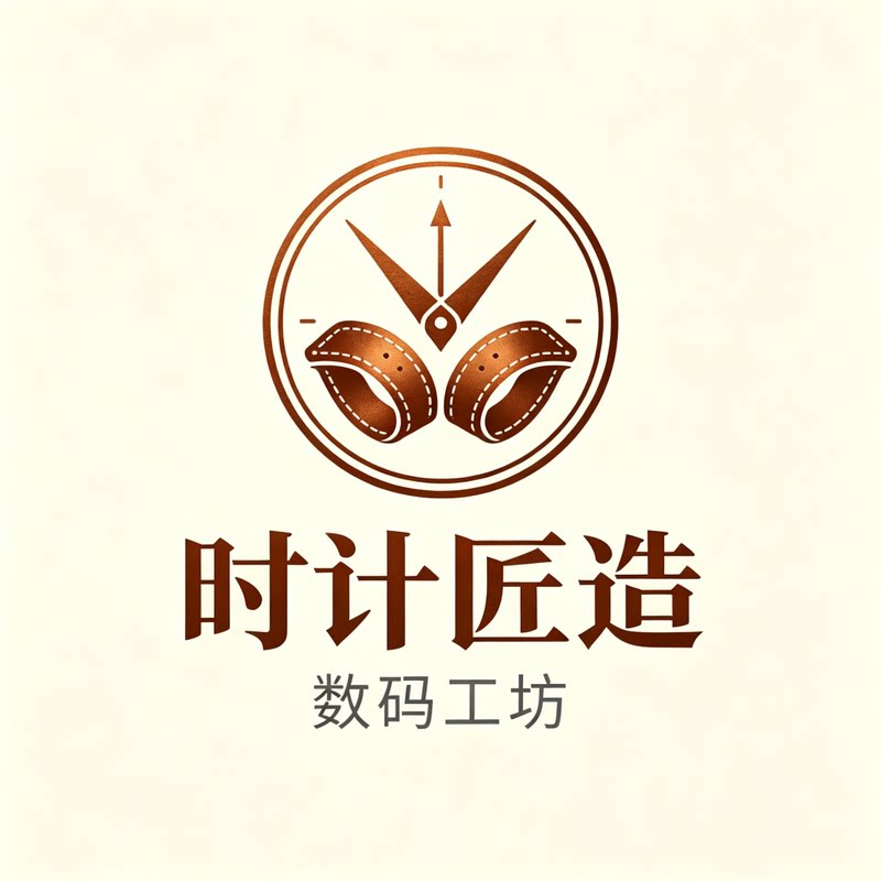 时计匠造数码工坊的LOGO