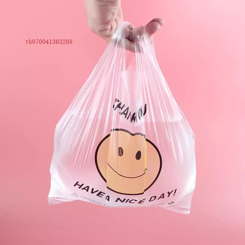 Soft and Durable Smiley Face Bags, Soft and Resilient, Not Easy to Tear, Do Not Damage Items, Everyday Packaging Plastic Bags Soft and Durable Smiley Face Bags, Soft and Resilient, Not Easy to Tear, Do Not Damage Items, Everyday Packaging Plastic Bags