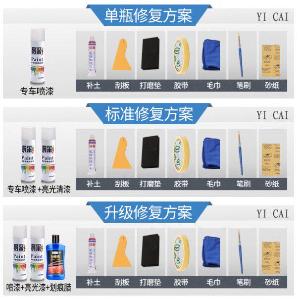 Citroën Elysee self-painting crystal silver car scratch repair shark gray touch-up pen moonlight gray special