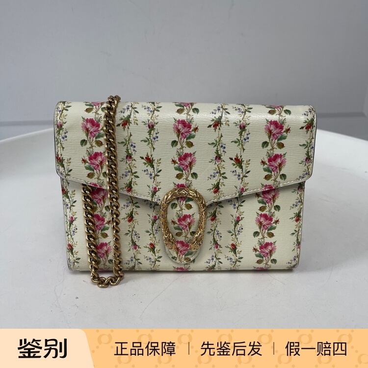 【98% New】Gucci/Gucci Love Heart Print Dionysus Chain Bag Single Shoulder Crossbody Bag