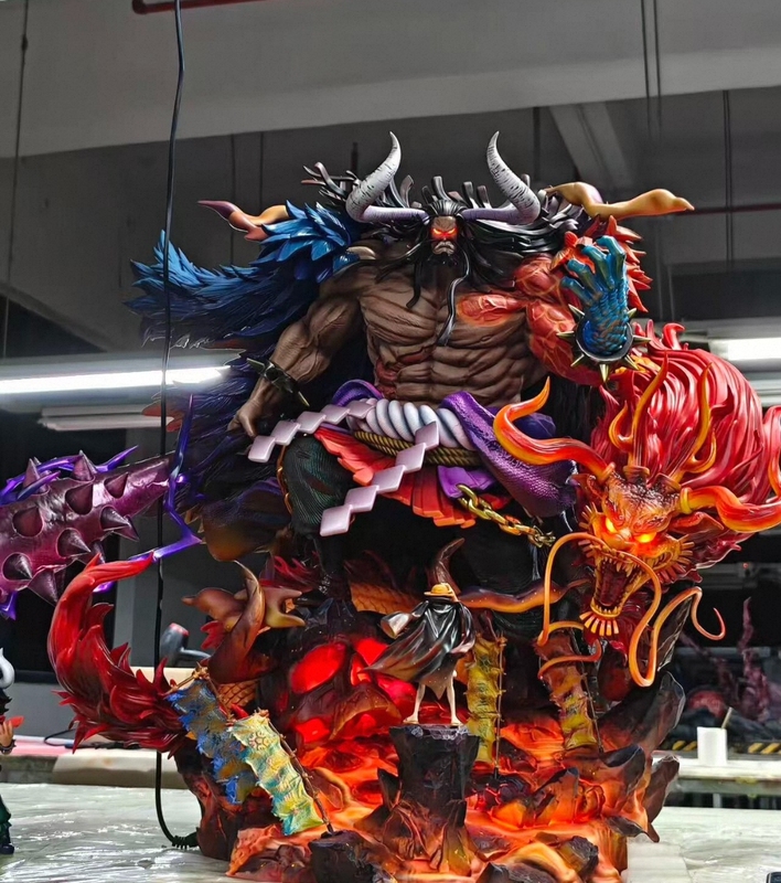 One Piece Immediate Release Fourth Four Emperors Kaido Blue Dragon Red Dragon Anime Figure Statue Model Ornament Toy