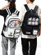 Middle School Girls' Backpacks, Two-Dimensional Trendy Versatile Backpacks, DIY Snack Bags, Pain Relief Bags, Baby Bags