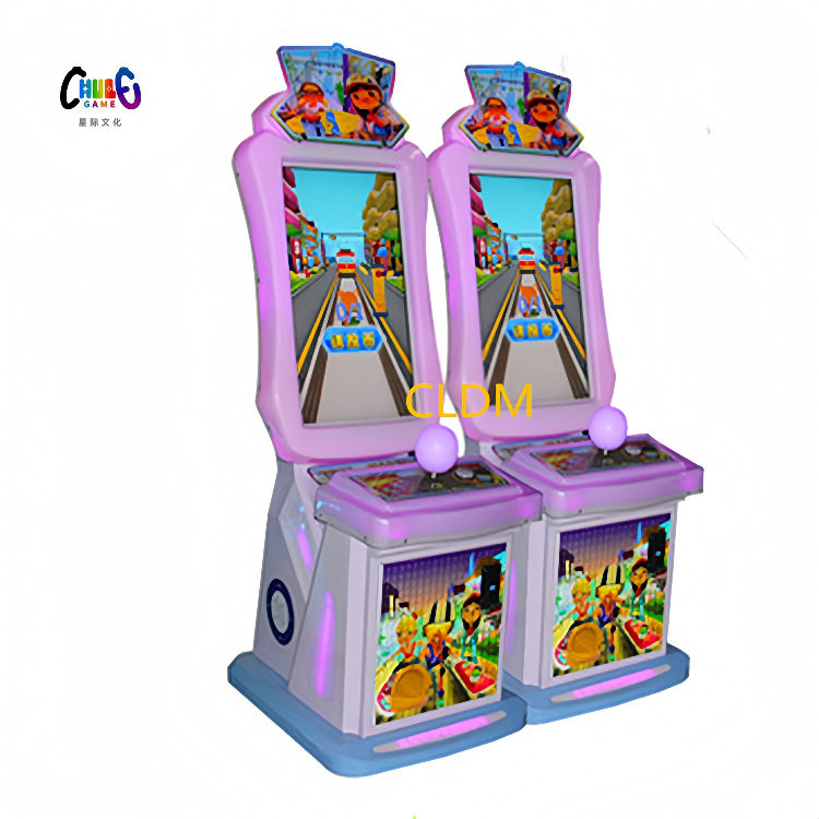 New 32-inch high-definition electronic amusement machine, children's parkour entertainment equipment, suitable for commercial indoor game halls