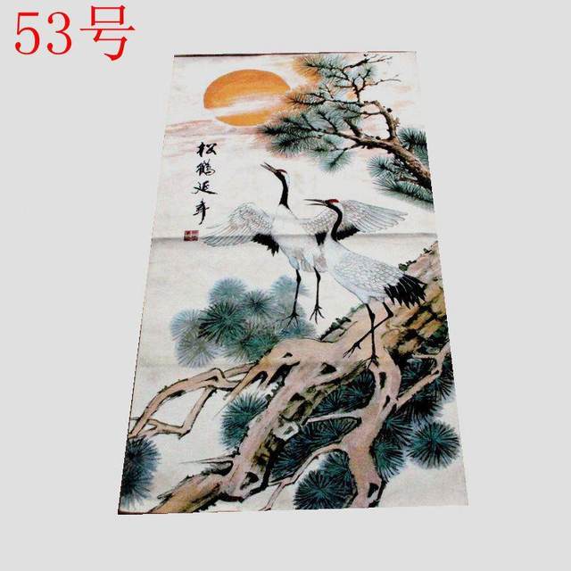 Direct selling antiques and miscellaneous brocade paintings and paintings collection Suzhou embroidery paintings QDV home decorations