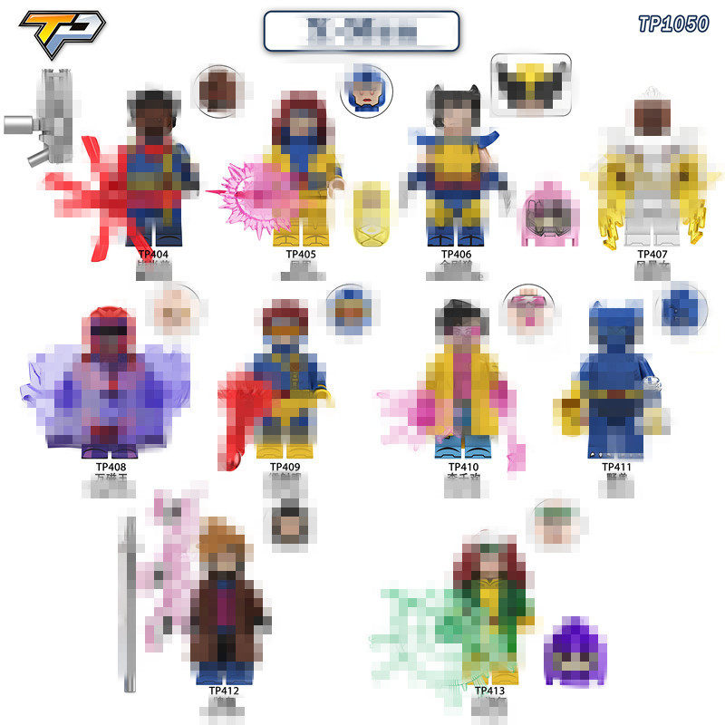 brand new upgrade TP404-413 children Toys TP1050 Building blocks Man Bagged goods in stock wholesale