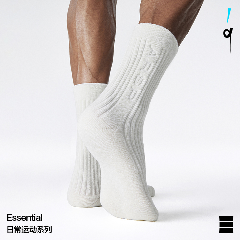 Arsp Comfortable Terry Sports Socks'Essential' Daily Sports Series Mid-Calf Socks Italian Sock Machine Arsp Comfortable Terry Sports Socks'Essential' Daily Sports Series Mid-Calf Socks Italian Sock Machine