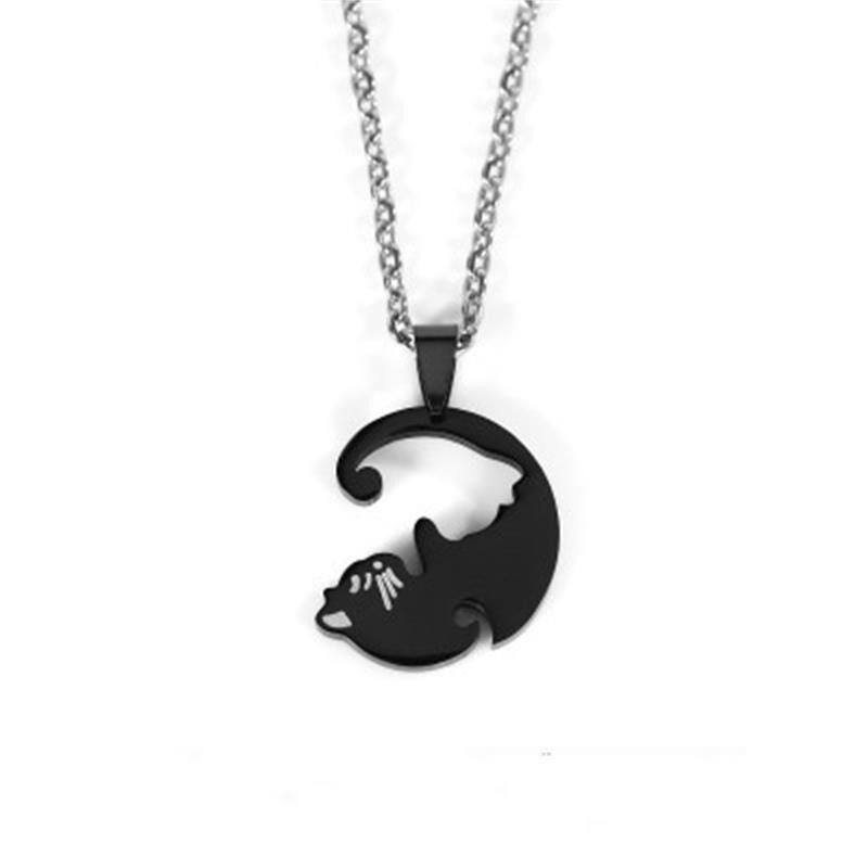 Matching Couple Necklace Set – Simple Friendship Pendant Jewelry Gift O1CN01QFhlQo1sCOaHHGoDX !!2221258605730