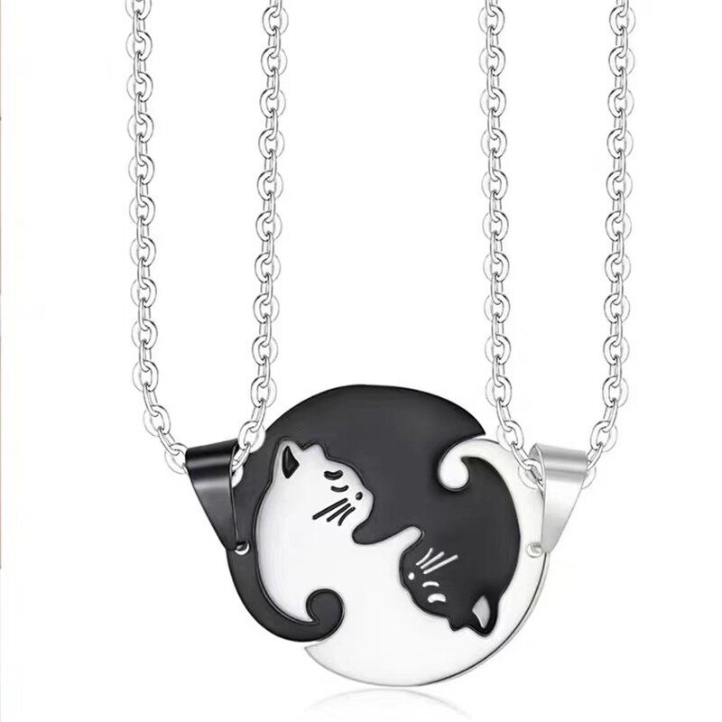 Matching Couple Necklace Set – Simple Friendship Pendant Jewelry Gift O1CN01fuErbA1sCOaHXBaIL !!2221258605730