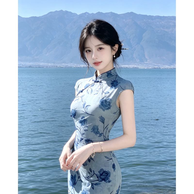 26 Summer This Year's Popular Beautiful Dresses Are Retro, Unique, and Super Nice-Looking Printed Slim-Fitting Hip-Hugging Fishtail Dresses 26 Summer This Year's Popular Beautiful Dresses Are Retro, Unique, and Super Nice-Looking Printed Slim-Fitting Hip-Hugging Fishtail Dresses