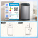 Haier Produces the Commander 10kg Haier Washing Machine, Fully Automatic Household Pulsator Large Capacity, Official Flagship Store Genuine Product