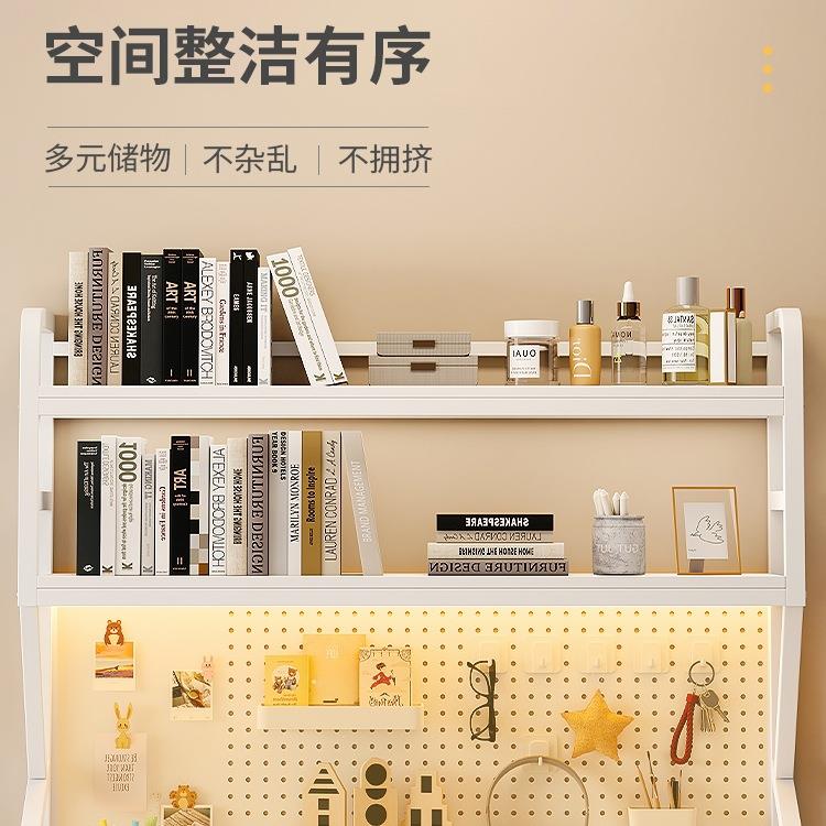 Desk hole board storage rack multi-layer rack storage rack desk electronics student desk computer can hold 985 desk books