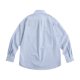 Japanese loose simple cityboy style silhouette loose striped long-sleeved shirt men