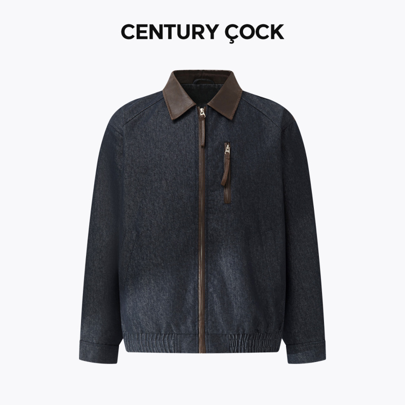 Century Rooster Official Barn Style Denim Jacket Men's 26 Autumn/Winter American Casual Detroit Workwear Jacket