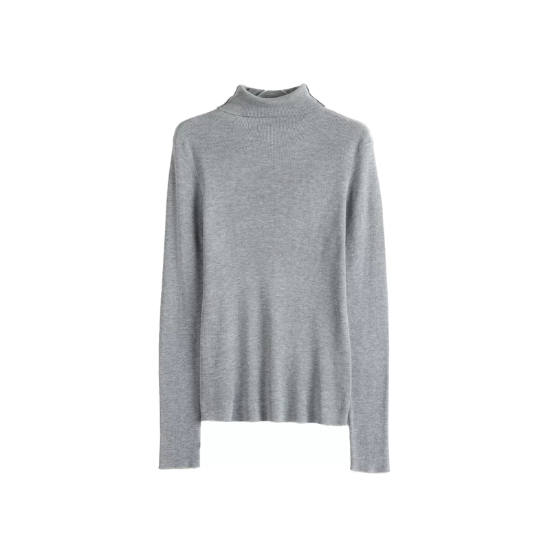 [Exclusive to Yuanqi Zhuzhu] Soft Skin-Friendly Base Knit Wool Sweater Xs6885