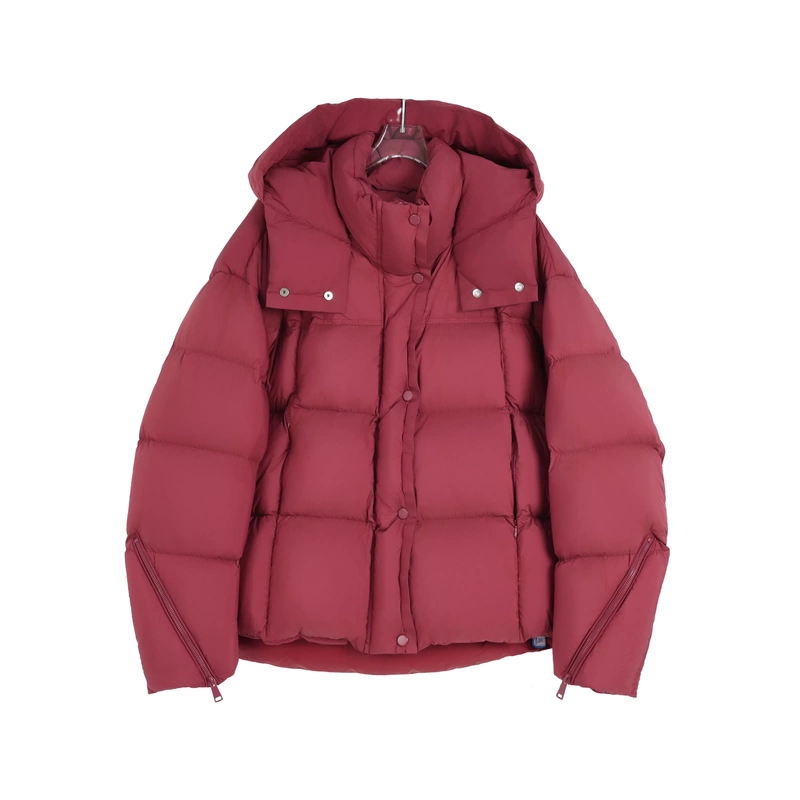 [Exclusive to Yuanqi Zhuzhu] Puff Cloud Turtle Back Hooded down Jacket Xy6736
