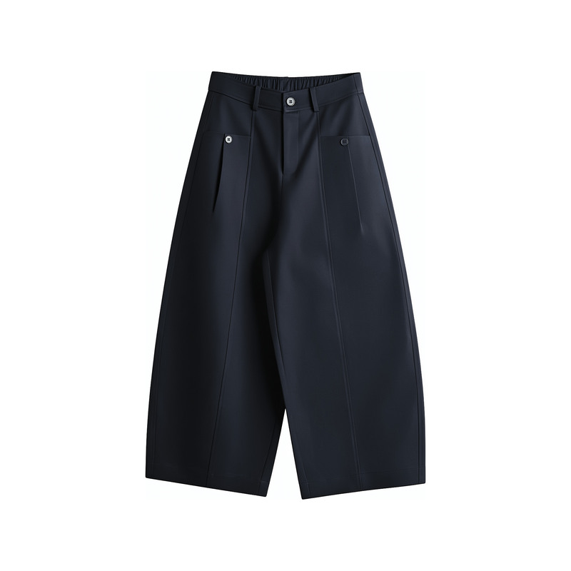 【Little Pea】Three-Dimensional Cut Pocket Slimming Versatile Cropped Pants Jk8307 【Little Pea】Three-Dimensional Cut Pocket Slimming Versatile Cropped Pants Jk8307