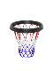 Portable Basketball Net for Outdoor Use, Detachable Professional Rubber Hoop Net for Outdoor Courts