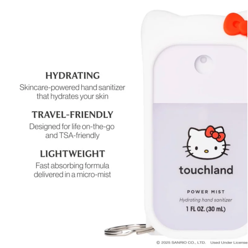 Hello kitty, perfumed spray, changeable hand sanitizer, USA, 30 ml