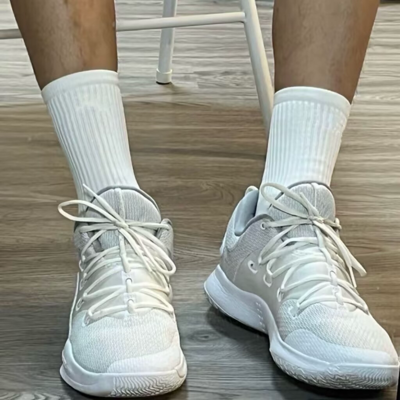 [in Stock] Hd2018 Spongebob Patrick Star White-Orange Bicolor Shock-Absorbing Basketball Shoes for Men and Women