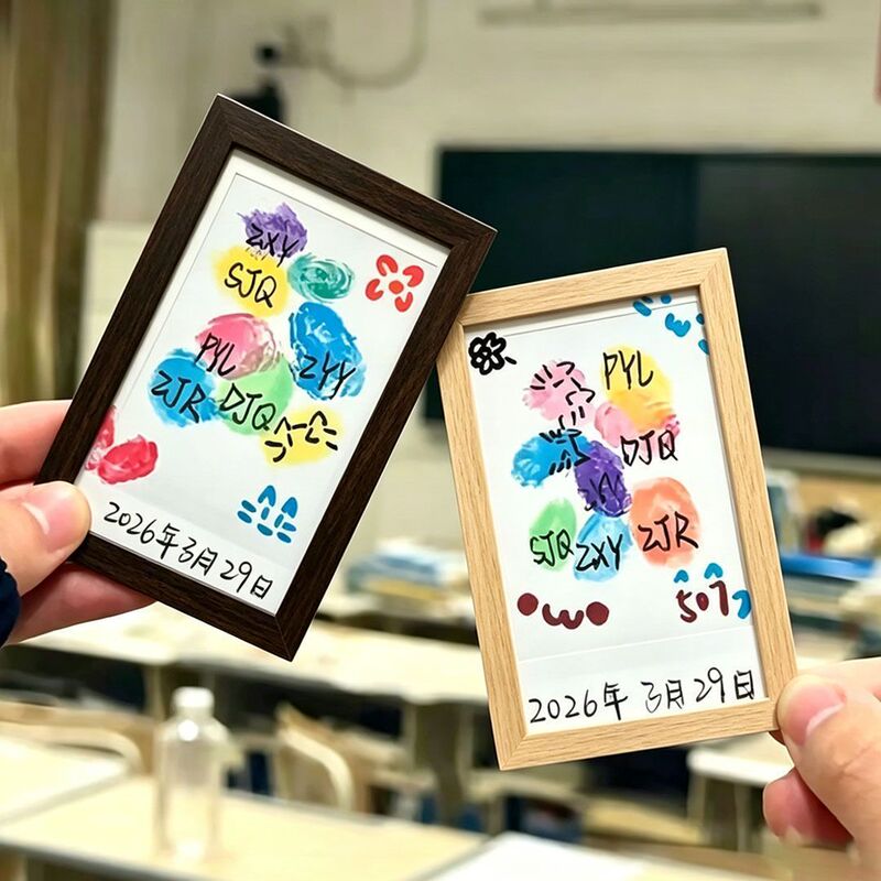 Graduation Season Polaroid Fingerprint Photo Frame Handprint DIY Handwritten Signature Souvenir Creative Graduation Gift for Girls Graduation Season Polaroid Fingerprint Photo Frame Handprint DIY Handwritten Signature Souvenir Creative Graduation Gift for Girls