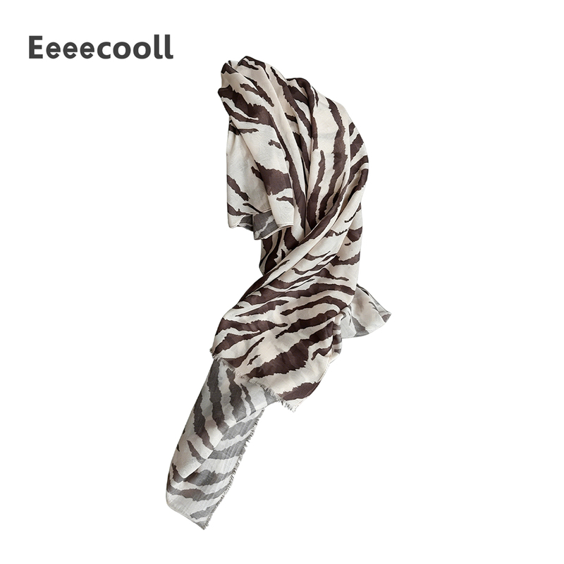 Eeeecooll Designed a Simple Zebra Print & Leopard Print Scarf