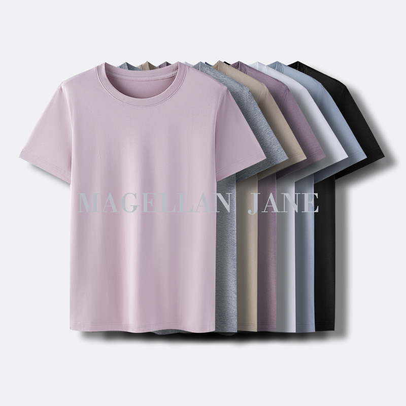 【Mj Luxury Custom】Wearable in Hot Weather, Ultra-Thin Mercerized Cotton, Slimming Effect with a Small Waist, Paper-Thin T-Shirt 01530