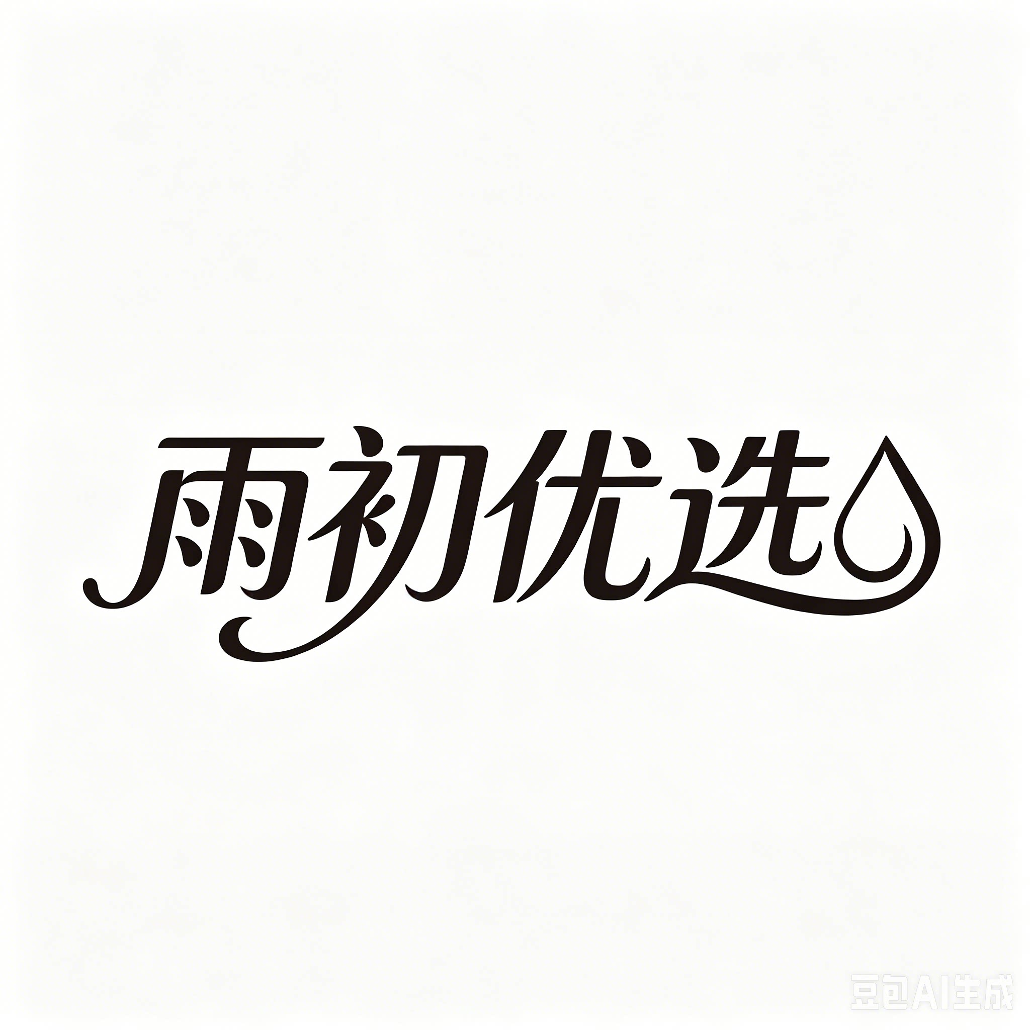 雨初优品童装的LOGO