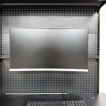 Hardware hole board screen stand display hanging girl bookshelf metal hole board accessories