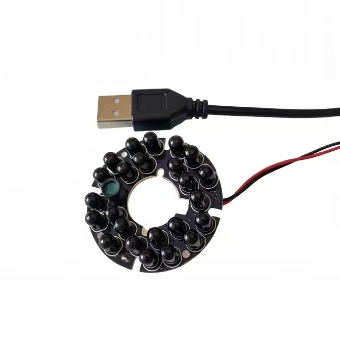 Monitoring 5V 12V Infrared Fill Light Board USB 850Nm940 Camera Night Vision Automatic Fill Light Auxiliary Led