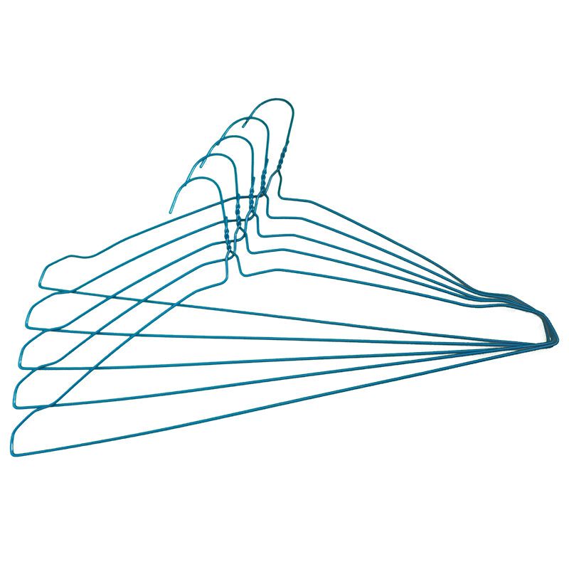 Dry Cleaning/Laundering Shop-Specific Plastic-Coated Iron Wire Hangers, 600 Pieces Per Box, Disposable 2.2mm Hangers