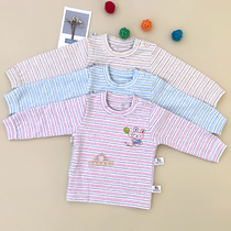 Baby music new front-opening infants and young children autumn and winter one-piece male and female child pullover bottoming underwear velvet cotton warm coat