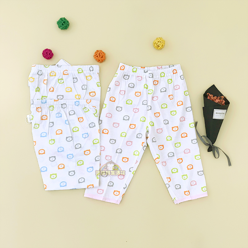 Baby Bee Boy and Girls Sleepers Baby Pants Baby Airconditioners Summer Ice Cotton Thin Trousers