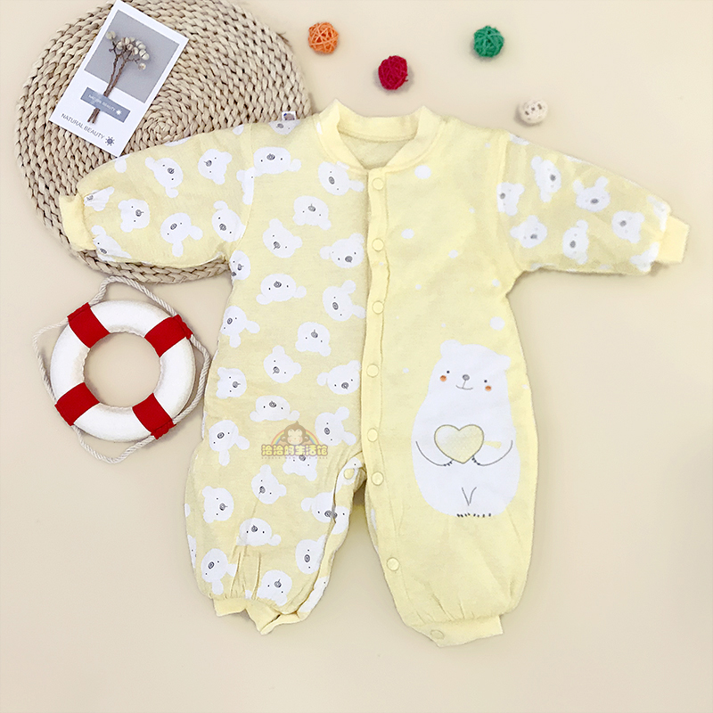 Baby Pele New Baby Winter Hardcoat Baby Hardcoat thickening Clothing Boys and Girls Winter Warm Connector