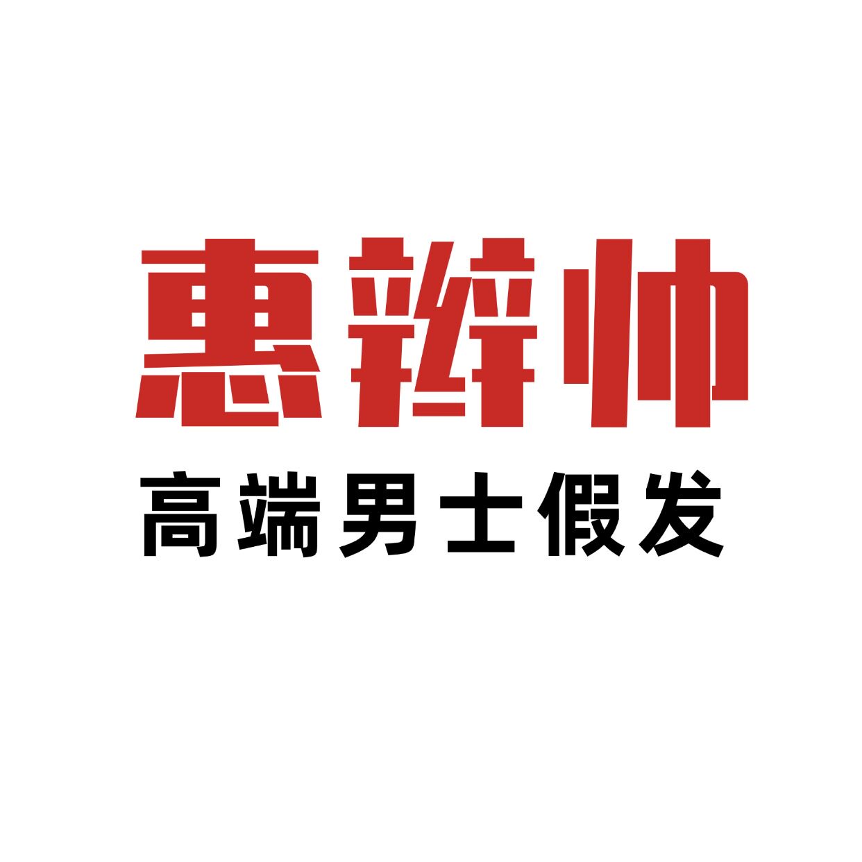 惠辫帅高端男士假发
