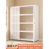 Household shelf storage rack multi-layer floor-to-ceiling balcony storage rack hole board bookshelf integrated wall storage iron shelf
