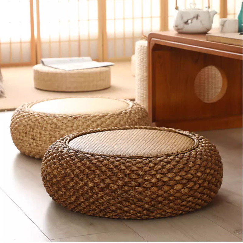 Cross-border rattan futon cushion B&B tatami living room cushion floor meditation cushion tea room bay window futon