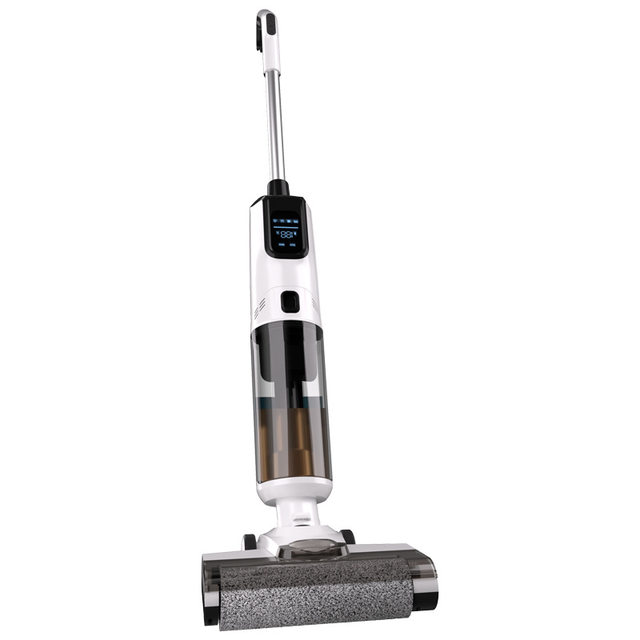 Shangheng wireless smart floor scrubber is an all-in-one household suction and mopping machine that sweeps and mops along the edge for self-cleaning.