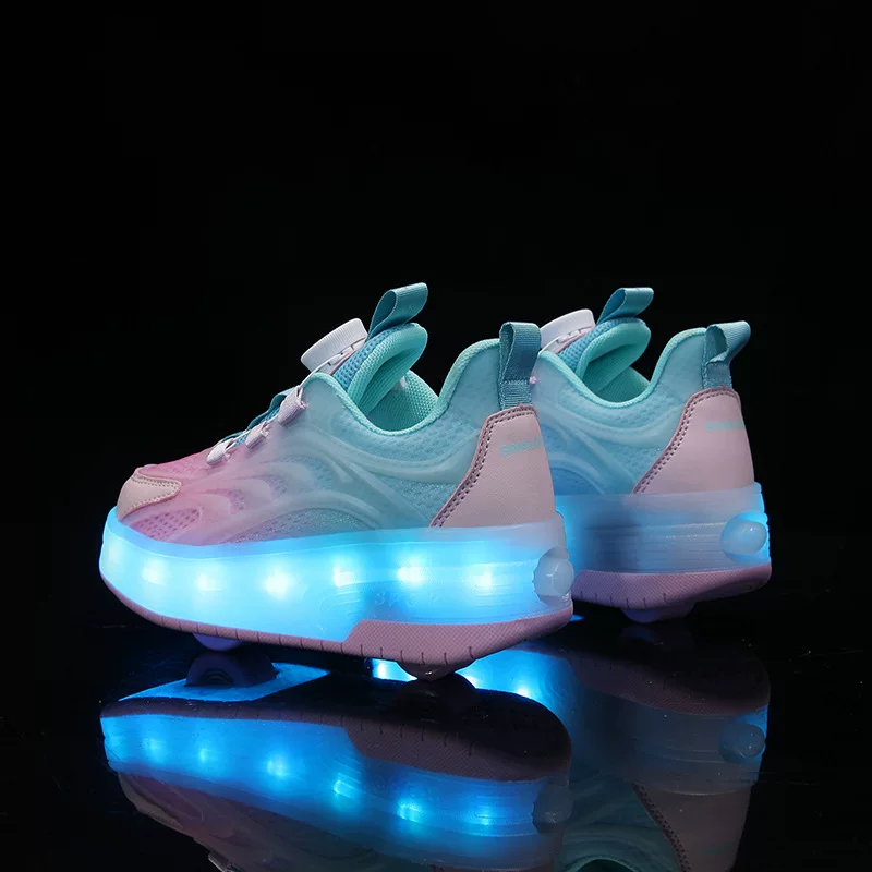 Детские роликовые коньки Heelys с четырьмя колесами, взрослые роликовые коньки