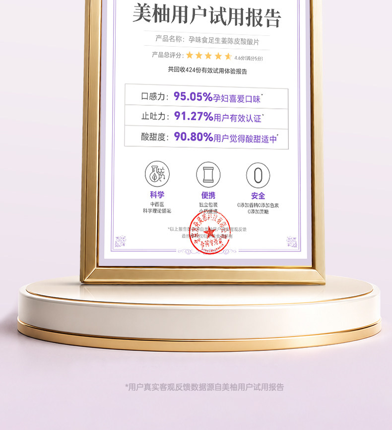 孕味食足生姜陈皮酸酸片含维生素B6B1孕妇可吃姜糖片糖果零食 — 11