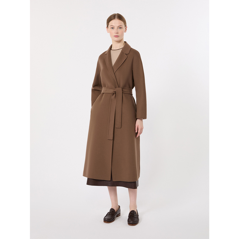 Jiashujun m's 2026 Autumn and Winter New Long Style Double-Sided Wool Coat with Belt Dy56